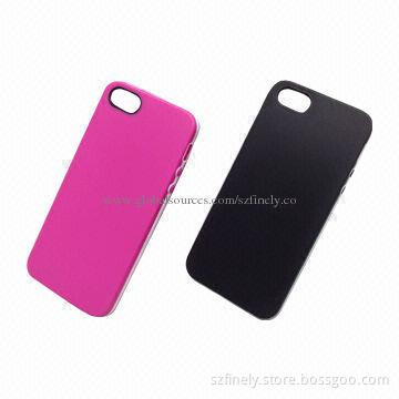 PC + TPU Cases for iPhone 5/5S, PC Bumper, Removable Separation Design, Multi-color Choose